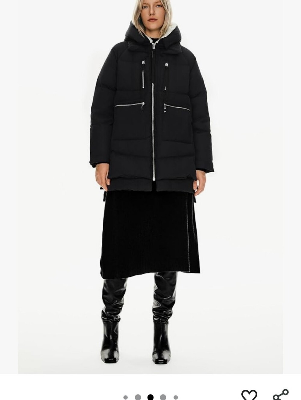 OROLAY Women’s Orange and Black Ski Snow Jacket
